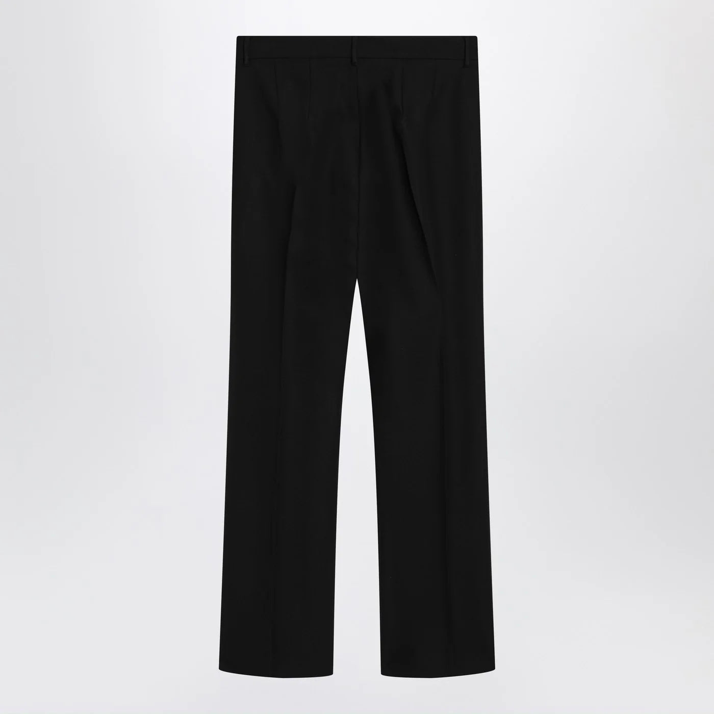 S Max Mara Black cotton-blend trousers