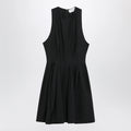 Sportmax Sleeveless short cotton dress in black