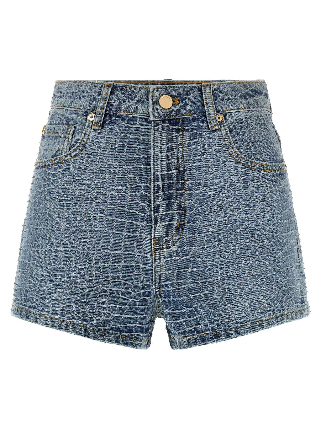 Self-Portrait Rhinestone Shorts