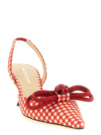 حذاء ماش آند ماش مفتوح من الخلف بفيونكة مزدوجة