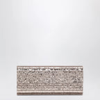 Jimmy Choo Pink Sweetie Glitter Fabric Clutch