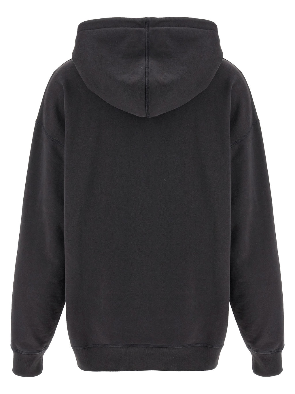 Ganni Grey Animal Print Hoodie
