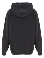 Ganni Grey Animal Print Hoodie