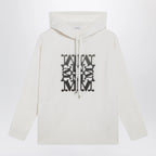 Max Mara Taddeo hooded virgin wool sweater in white
