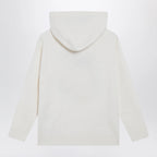 Max Mara Taddeo hooded virgin wool sweater in white