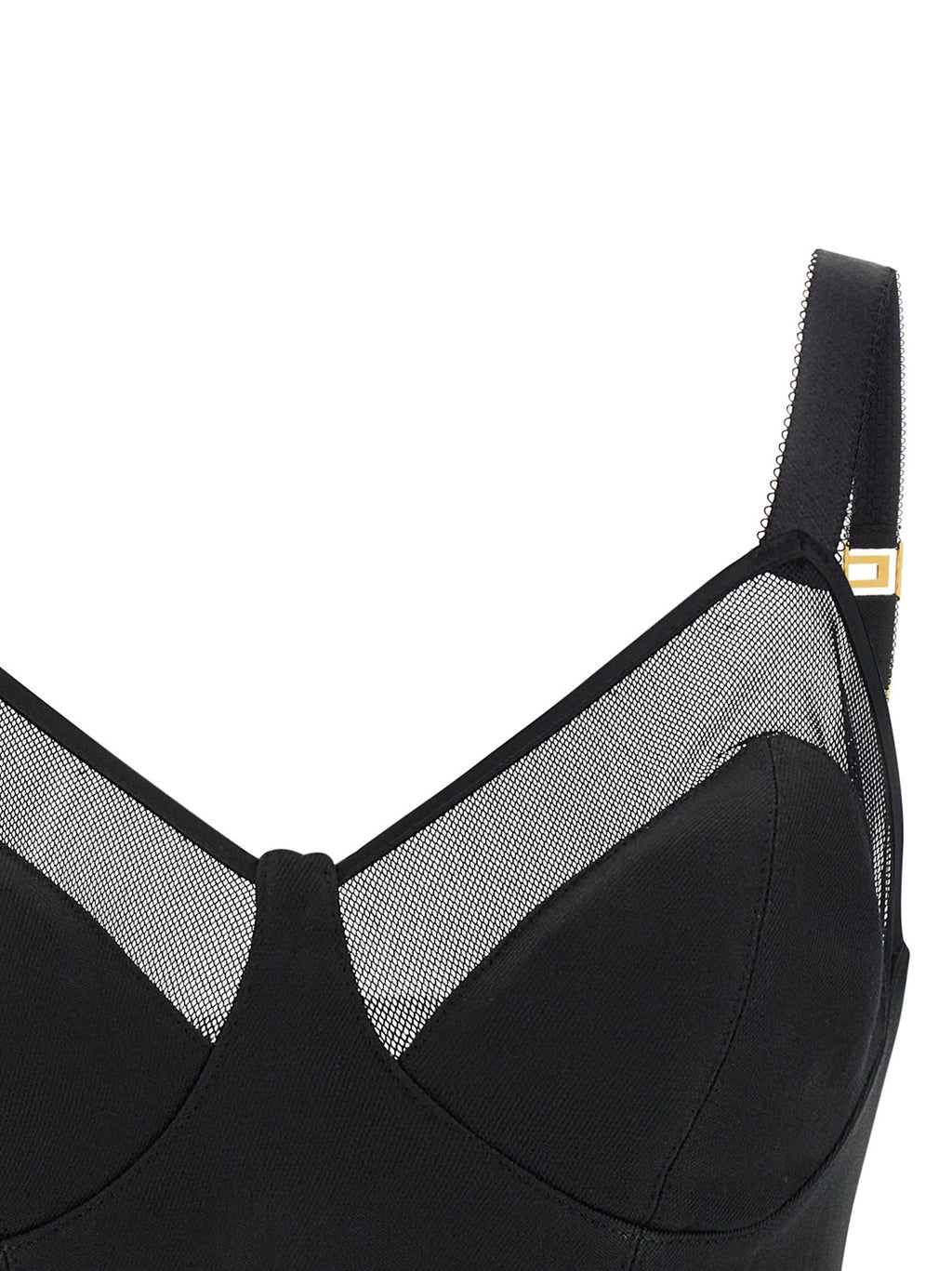 Elisabetta Franchi Cool Wool And Tulle Top