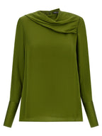 Tom Ford Draped Neck Blouse