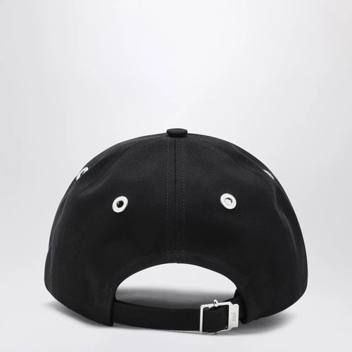 Ami Paris Black Ami De Coeur baseball cap