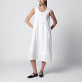 Dunst White embroidered babydoll dress