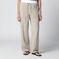 Dunst Beige rayon trousers