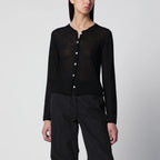Dunst Black cotton-blend cardigan