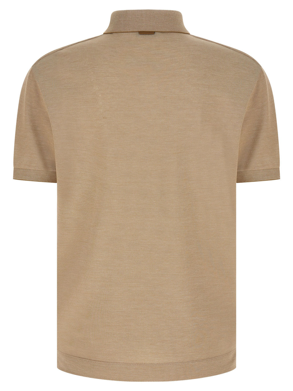 Zegna Cotton Silk Polo Shirt