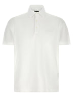 Zegna Piqué Cotton Polo Shirt