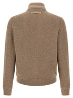 Zegna Suede Panel Cardigan