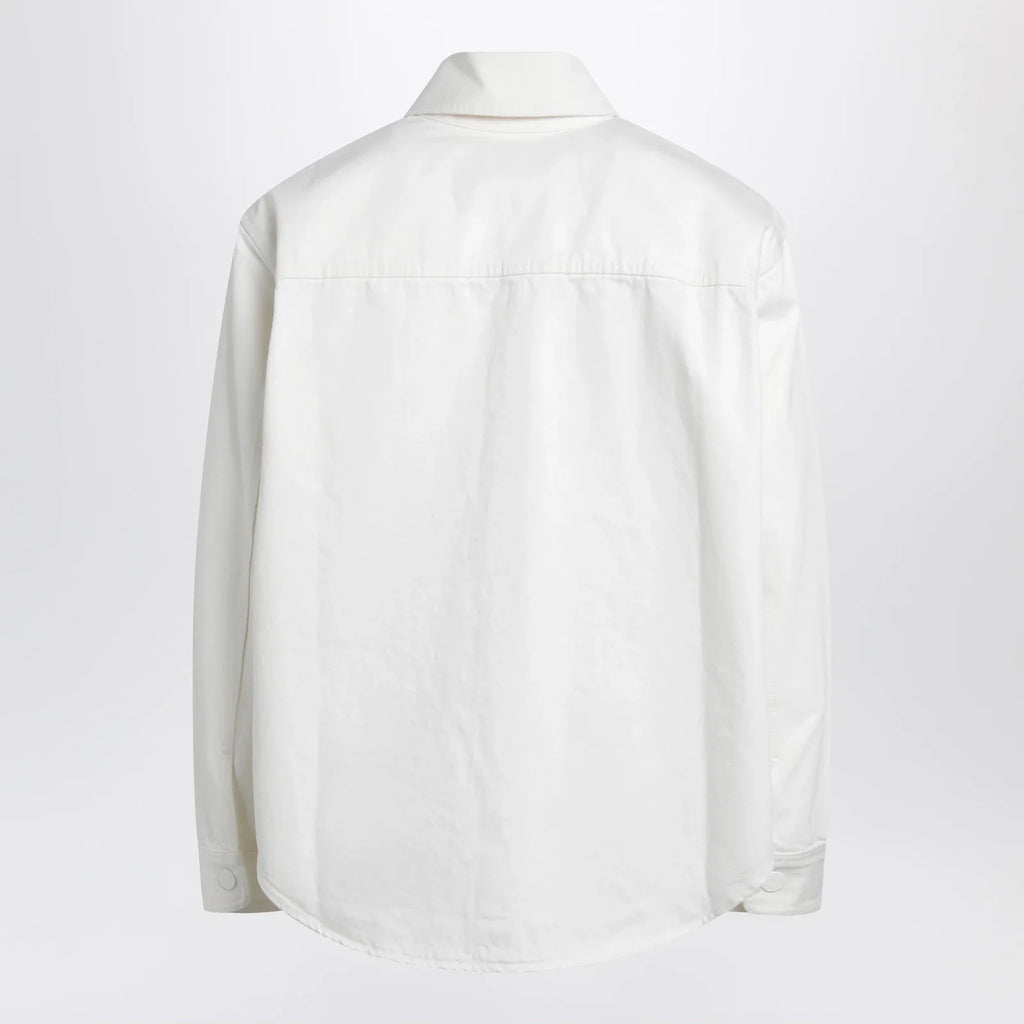 Cream Ami de Coeur shirt by Ami Paris