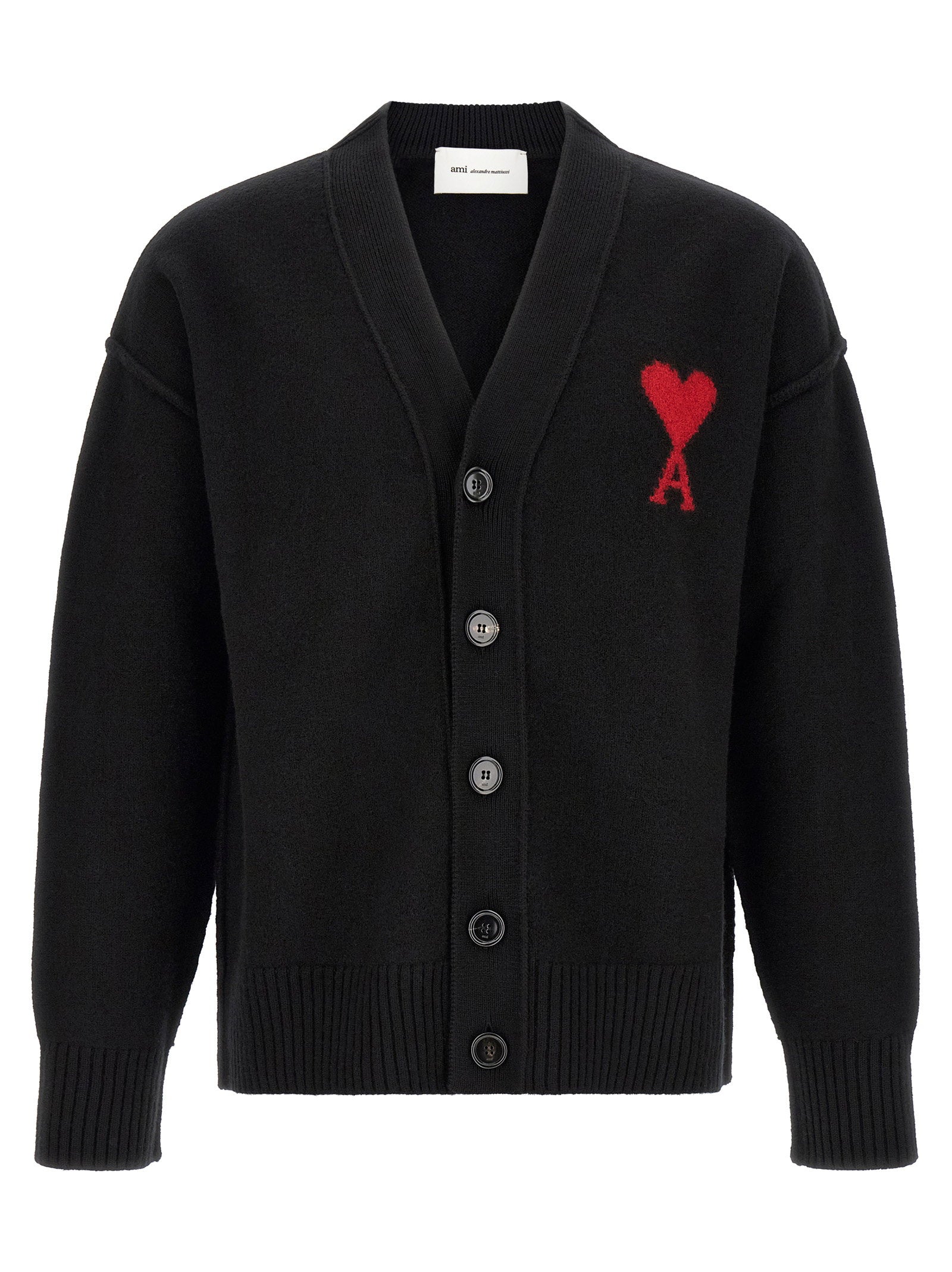 Ami Paris Ami De Coeur Cardigan