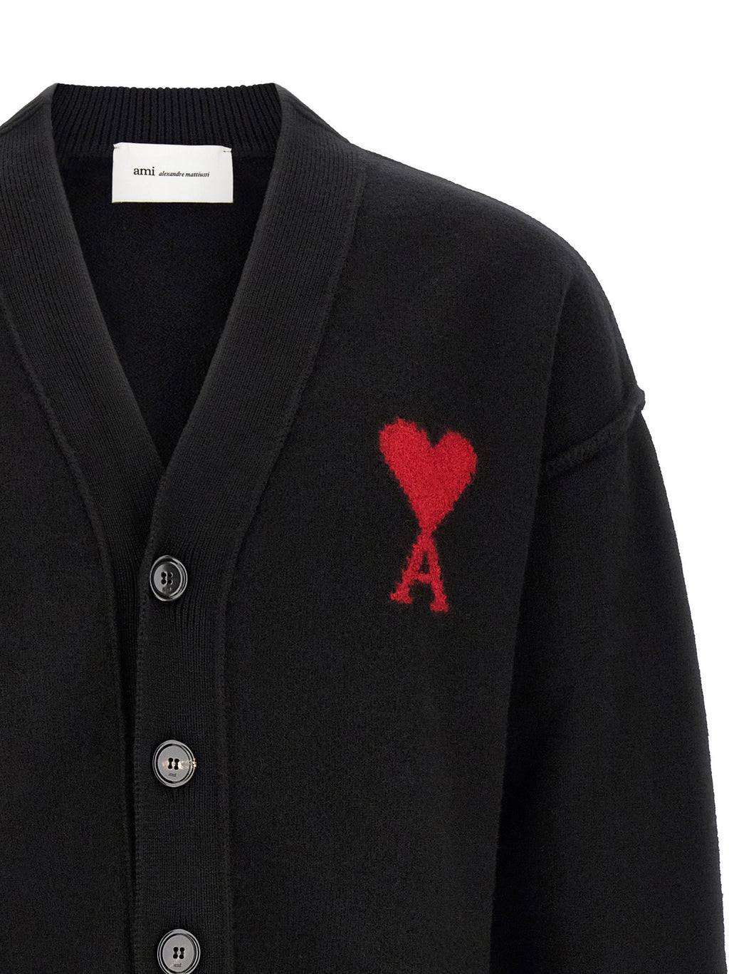 Ami Paris Ami De Coeur Cardigan