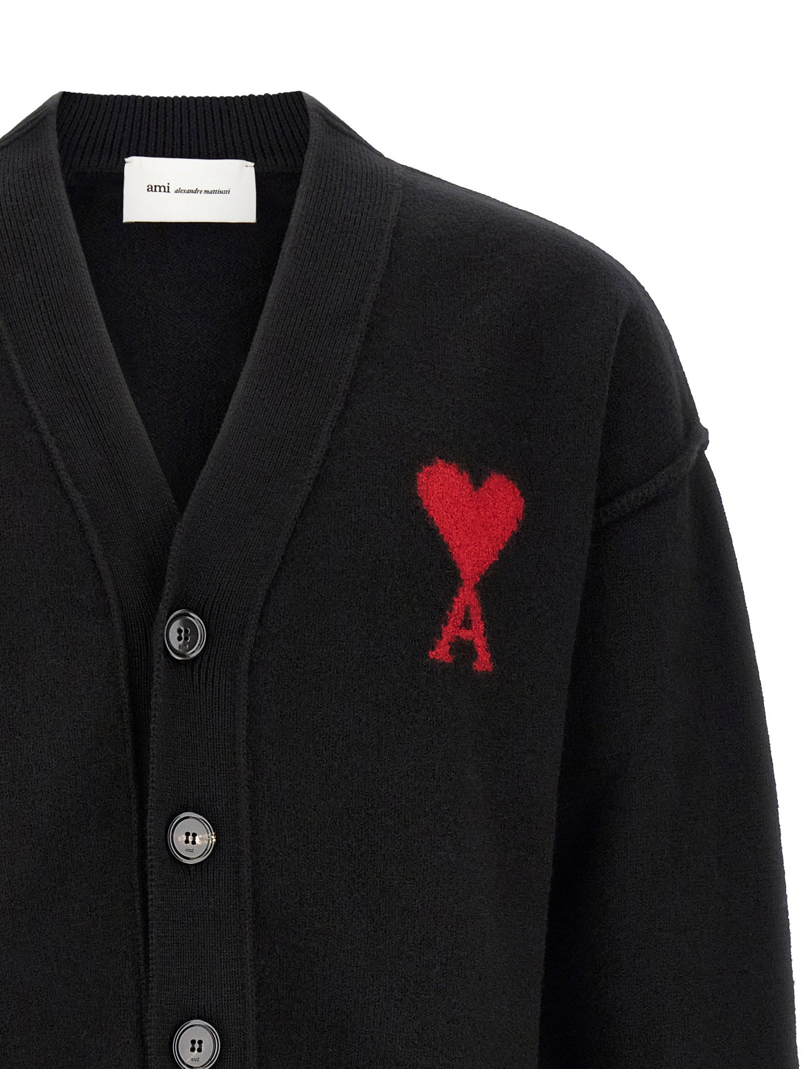 Ami Paris Ami De Coeur Cardigan