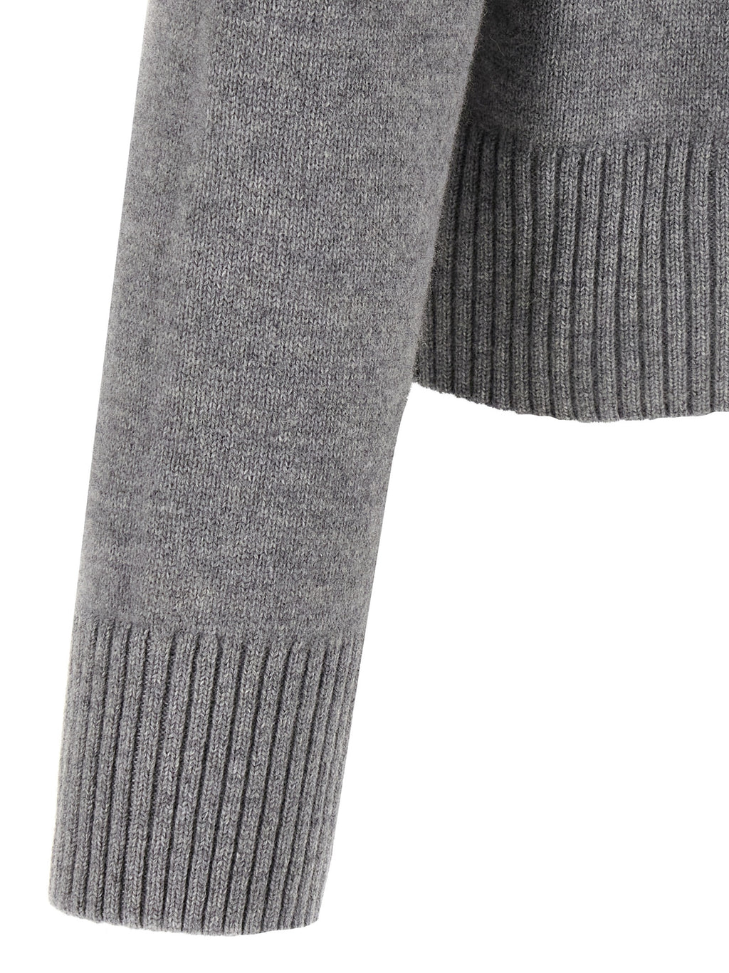 Ami Paris Puff Logo Patch Sweater