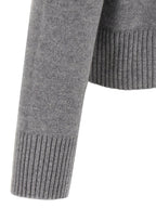 Ami Paris Puff Logo Patch Sweater