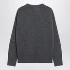 Ami Paris Ami de Coeur sweater in grey virgin wool