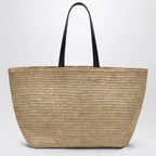 Ami Paris Ami de Coeur tote bag in raffia