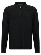 Kiton Wool Polo Shirt 14 Microns