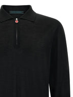 Kiton Wool Polo Shirt 14 Microns