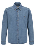 Ami Paris Ami De Coeur Denim Shirt