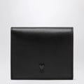 Ami Paris Ami de Coeur bifold wallet in cowhide leather, black