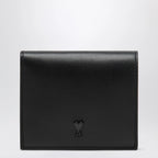 Ami Paris Ami de Coeur bifold wallet in cowhide leather, black