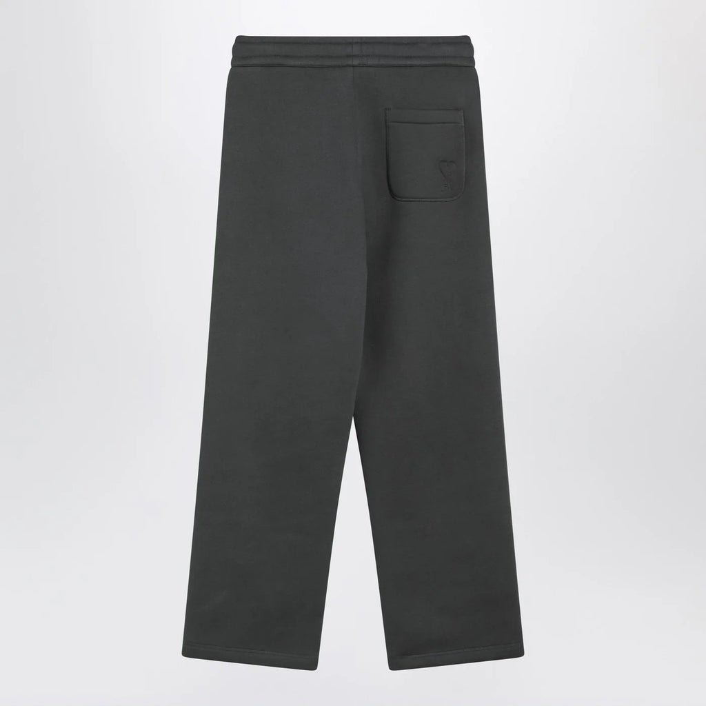 Ami Paris Anthracite grey Ami De Coeur jogging trousers