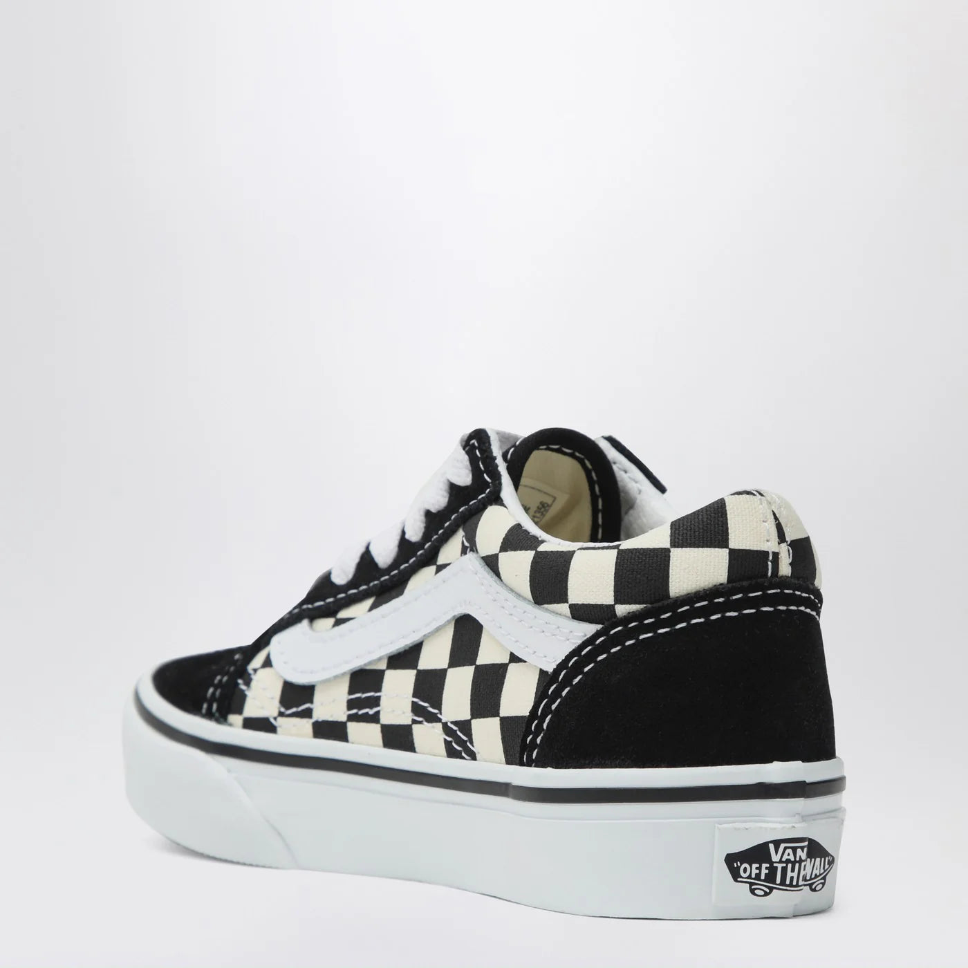VANS Old Skool Sneakers white/black with Check pattern