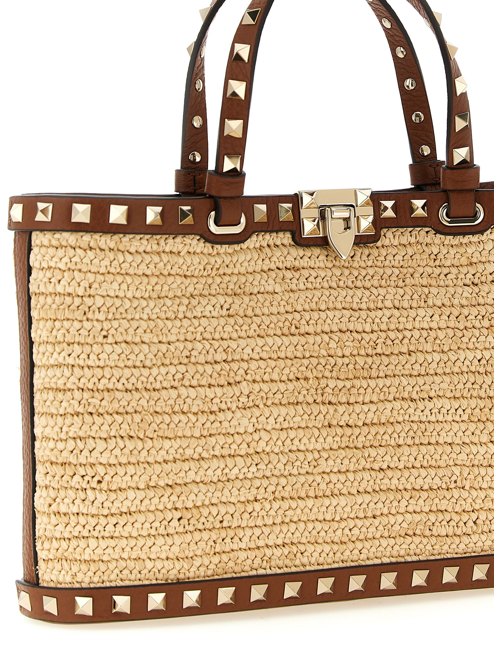 Valentino Garavani Rockstud Small Shopping Bag
