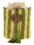 Valentino Garavani Raffia Small Bucket Bag