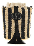 Valentino Garavani Raffia Small Bucket Bag