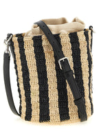 Valentino Garavani Raffia Small Bucket Bag