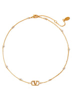 Valentino Garavani Vlogo Necklace