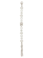 Dolce & Gabbana Bracelet With Rhinestones And Logo