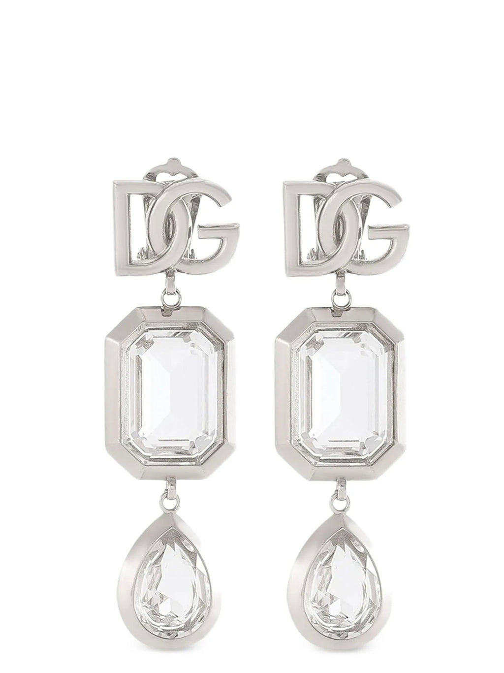 Dolce & Gabbana Pendant Earrings With Crystals
