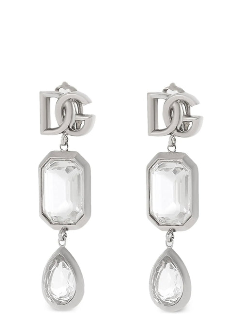 Dolce & Gabbana Pendant Earrings With Crystals