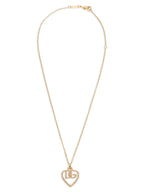 Dolce & Gabbana Strass Logo Necklace