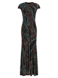Etro Devoré Velvet Dress