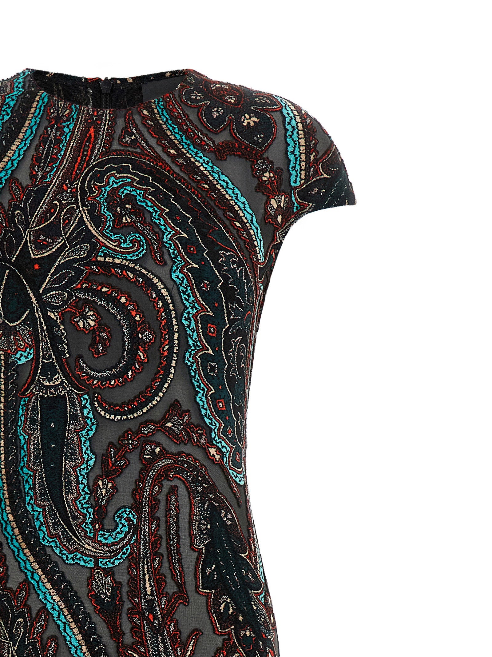 Etro Devoré Velvet Dress
