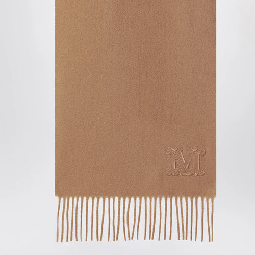 Max Mara Camel-colored cashmere scarf