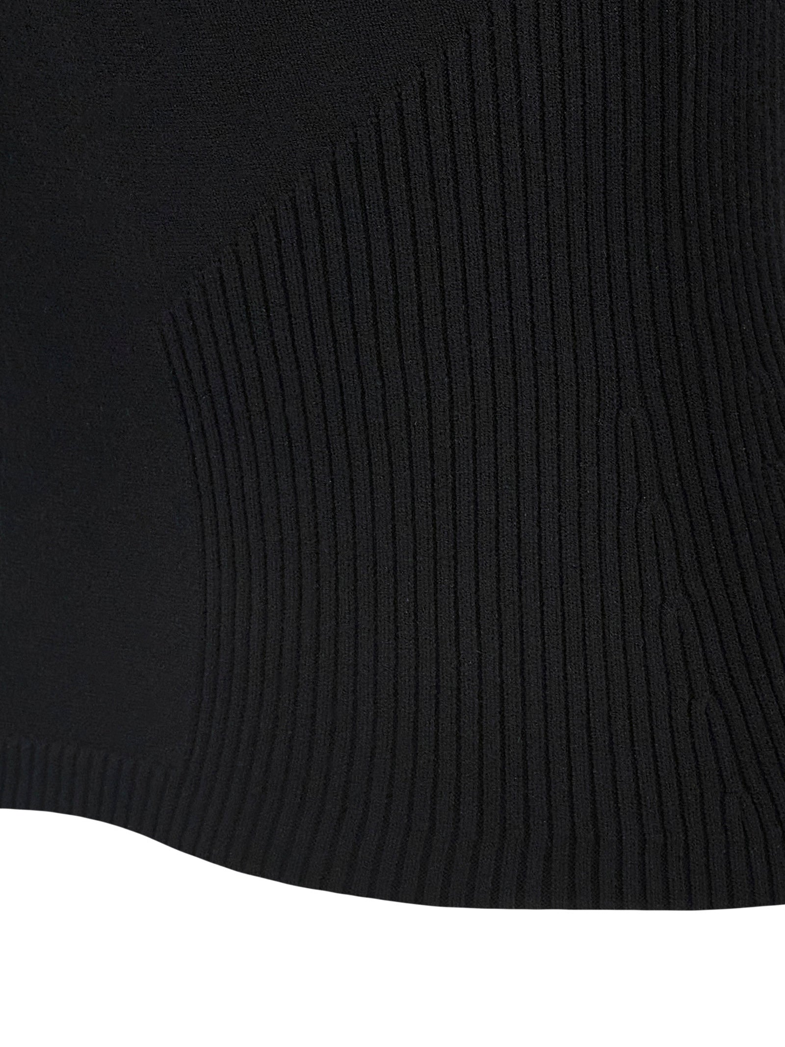 Marine Serre Moon Jewelry Knit Open Neck Top