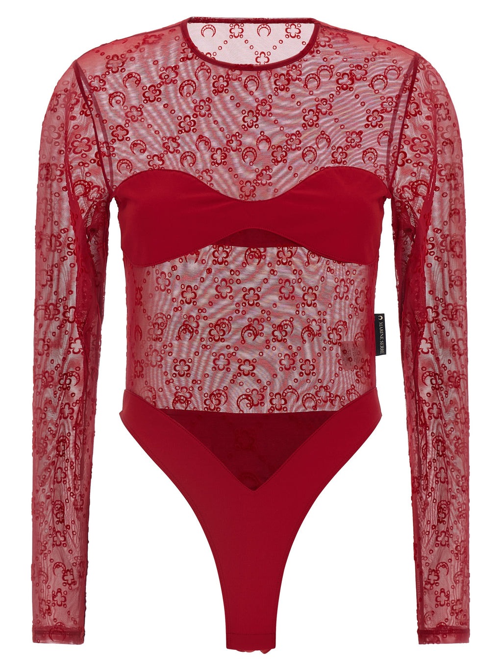 Marine Serre Moonogram Bodysuit