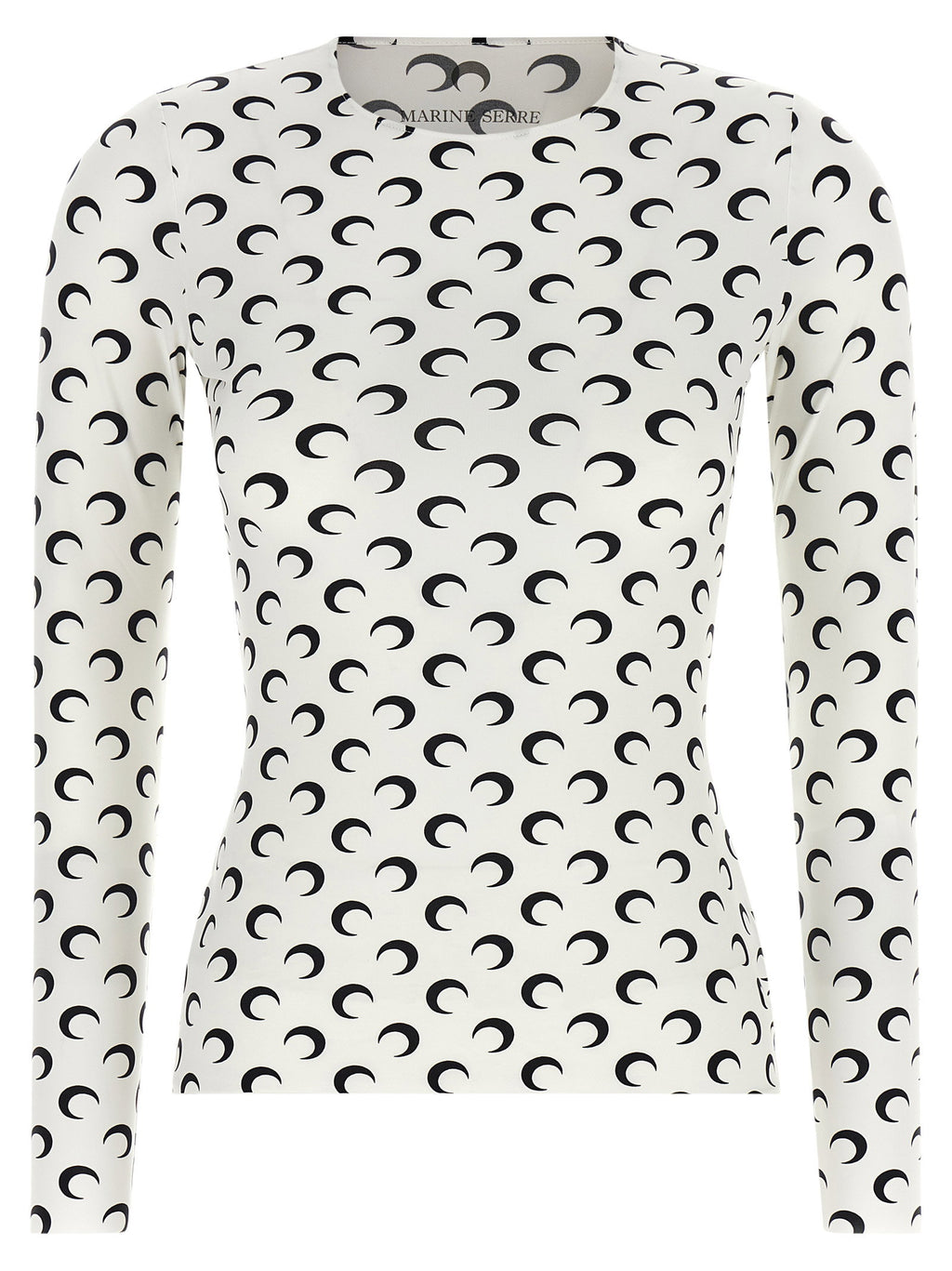 Marine Serre Moon Printed Jersey Second Skin T-shirt