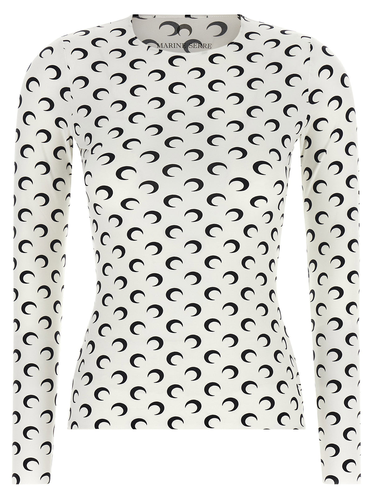 Marine Serre Moon Printed Jersey Second Skin T-shirt