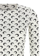 Marine Serre Moon Printed Jersey Second Skin T-shirt